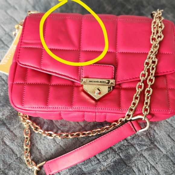 ⭐️ Host Pick ⭐️ NWT Michael Kors SoHo Quilted Leather Large Shoulder Bag - Picture 12 of 12